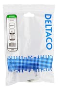 Pikkukuva 5 / 5: DELTACO suojaamaton datarasia pinta-as., UTP, 1xRJ45, Cat6, valkoinen