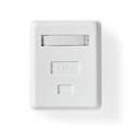 Miniatyrbilde 3 av 9: Nedis Nettverksveggboks | På veggen | 1-Port port(s) | STP CAT6 | Rett | Hunn | Gull belagt | PVC | Hvit | Konvolutt