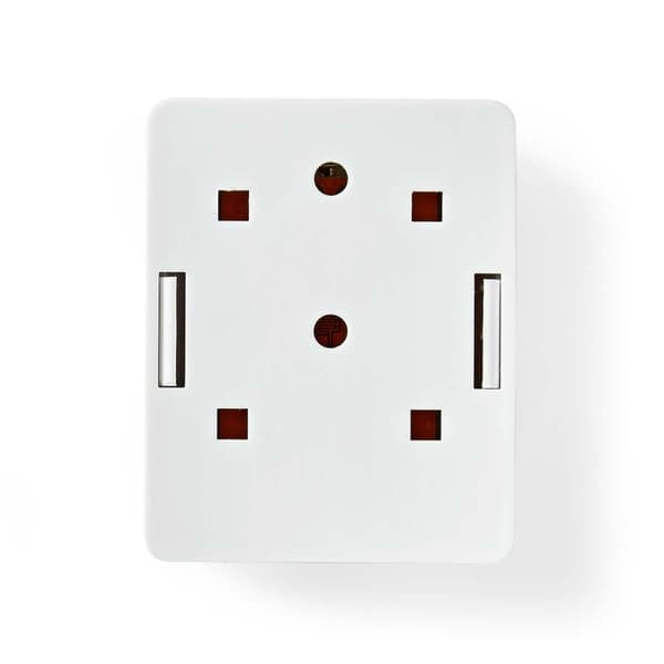 Nedis Nettverksveggboks | På veggen | 1-Port port(s) | STP CAT6 | Rett | Hunn | Gull belagt | PVC | Hvit | Konvolutt