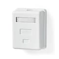 Miniatyrbilde 7 av 9: Nedis Nettverksveggboks | På veggen | 1-Port port(s) | STP CAT6 | Rett | Hunn | Gull belagt | PVC | Hvit | Konvolutt