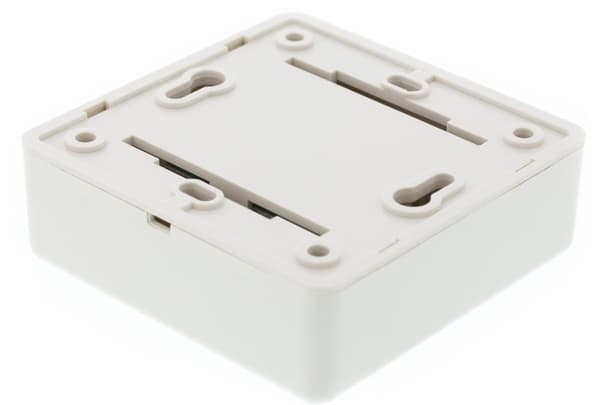 DELTACO Vägguttag utanpåliggande, UTP 2xRJ45, Cat6