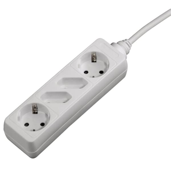 Hama Fordelingspanel 4 Stikkontakter Børnesikret 1,4 M Hvid