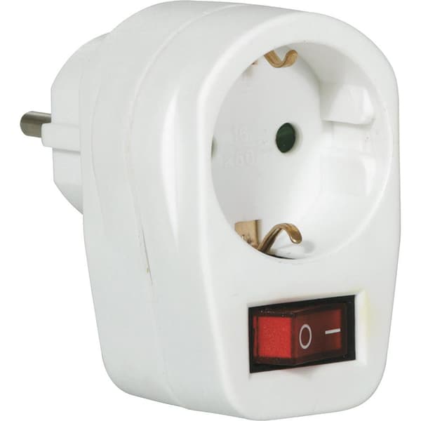 Scanpart 2480500025 E563 Stik og Ra Switch Hvid