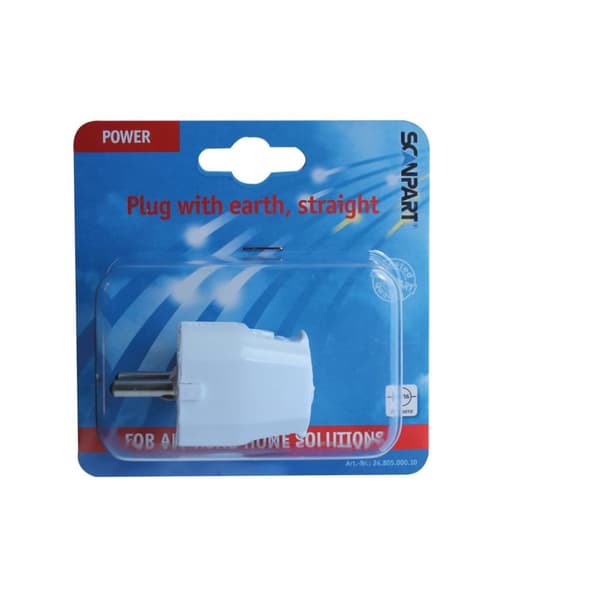 Scanpart 2480500010 E514 Plug and Ra Rak Vit Vit