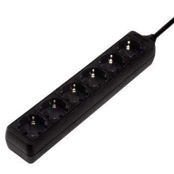 Hama 6-vejs Power Strip Sort