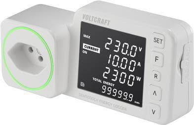 VOLTCRAFT SEM5000 CH energiakustannusmittari, kustannusennuste, hälytystoiminto, säädettävä sähkötariffi, tiedonkeruutoiminto (VC-12936580)
