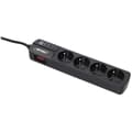 Pikkukuva 1 / 2: Infosec - S4 Black Line II - Parasurtenseur 4 Sockets FR - 2 års garanti
