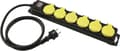 Miniatyrbillede 2 af 2: EUROLITE fatningsliste 6-vejs IP44 sw 10m (30240158)