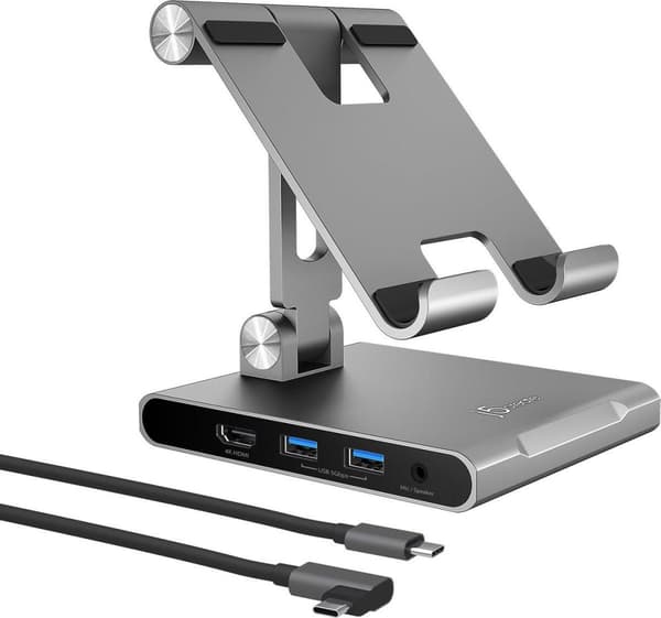 j5create standard på den anden side: med dockingstation til iPad Pro Grå