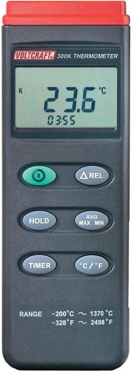 VOLTCRAFT K204 Temperaturmåler -200 - +1370 °C Føler type K Dataloggerfunktion