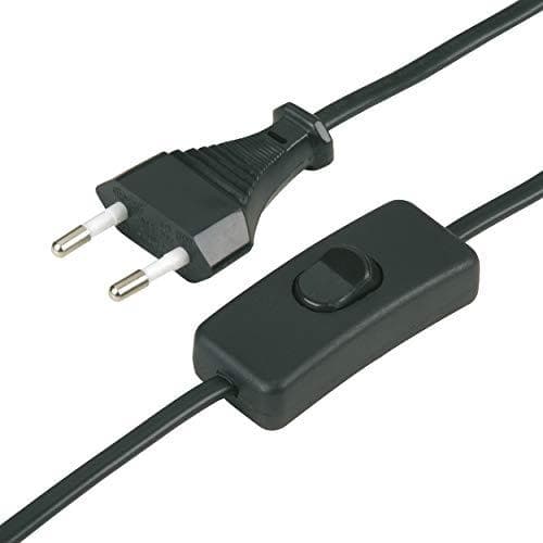 REV 0505681555 Virtaliitäntäkaapeli, musta 2 m (0505681555)