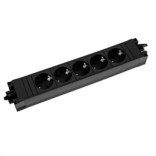 BACHMANN STEP BASE 5x suojakosketin, musta (906.18821)