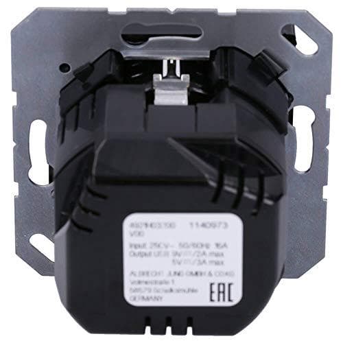 Jung SCHUKO -liitäntä USB-tyypin A kanssa A1520-18ASWM (A1520-18ASWM)