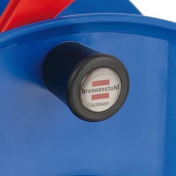Brennerstuhl Garant IP44 kabelupprullare, 50m - specialplast (kortvarig utomhusanvändning) - MADE IN GERMANY - blå