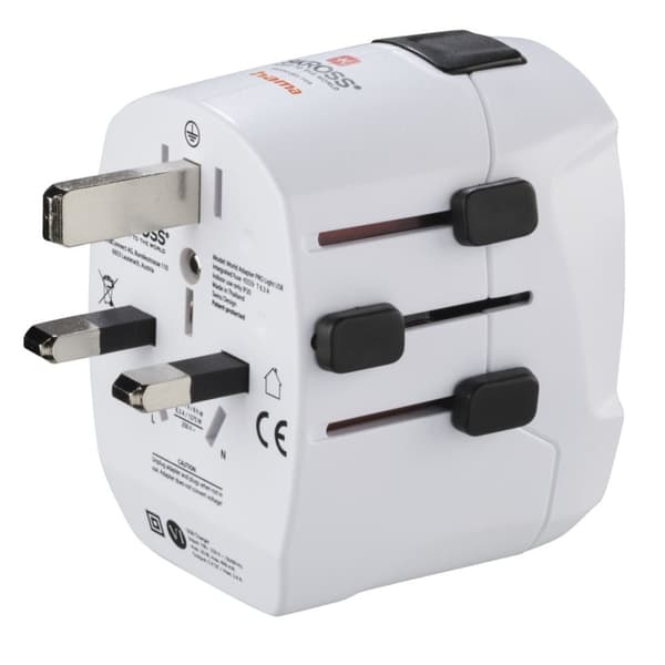 Hama World Travel Adapter setti World Travel Pro Light USB, 3-pin, 2x USB (00223474)
