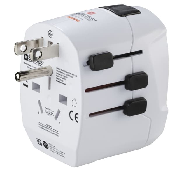 Hama World Travel Adapter setti World Travel Pro Light USB, 3-pin, 2x USB (00223474)