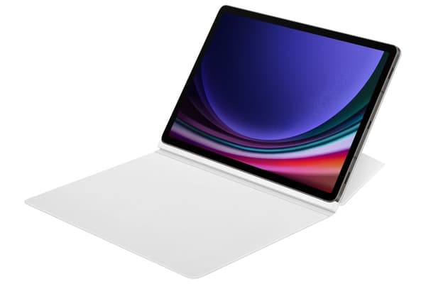 Samsung Smart Book Cover Galaxy Tab S9:lle, valkoinen (EF-BX710PWEGWW)