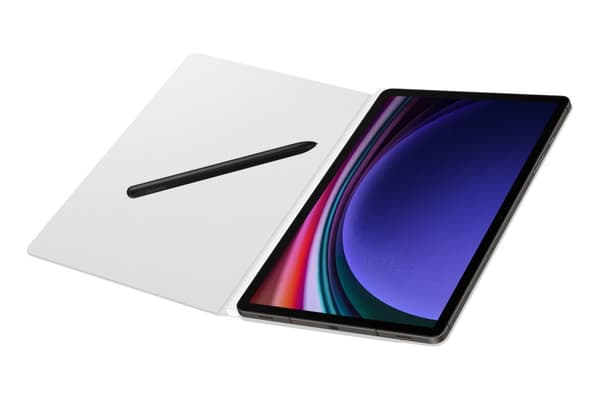 Samsung Smart Book Cover Galaxy Tab S9:lle, valkoinen (EF-BX710PWEGWW)