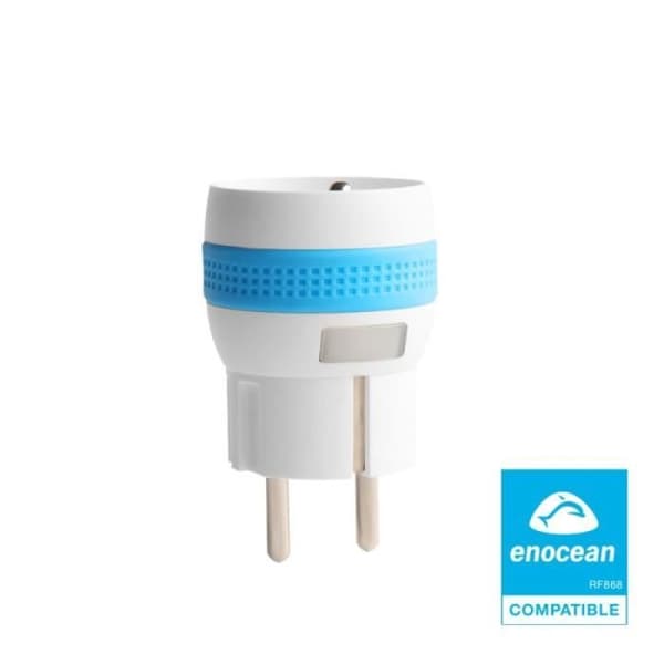 Anslutet uttag - NodOn - Micro Smart Plug EnOcean - Vit - Asymmetrisk - Inomhus