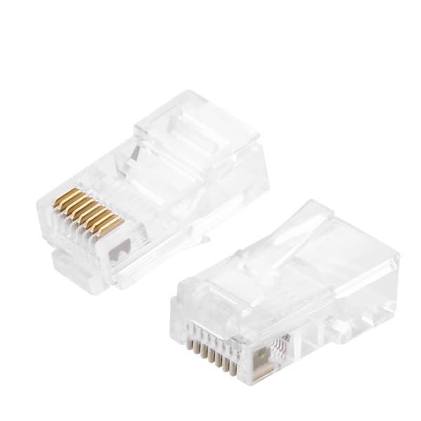MUFA RJ-45 Ugreen, "NW110" pt. cablu UTP, Cat5e, RJ-45 (T), plastic, 100 buc, "50246" - 6957303852468
