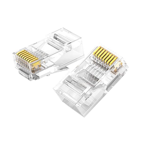 MUFA RJ-45 Ugreen, "NW120"  pt. cablu UTP, Cat6, RJ-45 (T), plastic, 100 buc, "60558" - 6957303865581