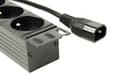 Miniatyrbillede 9 af 10: Gembird EG-PDU-014-FC14 strømfordelingsenhed (PDU) 8 stikkontakter 1U sort