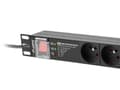 Miniatyrbillede 2 af 4: LANBERG POWER STRIP PDU RACK 19" (1U, 16A, 7X 230V PL, 2m)