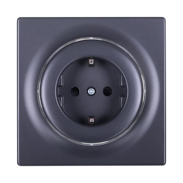 Fibaro FGWSONF-011-8 stikkontakt Type F Sort Sort