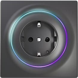 Fibaro FGWOF-011-8 uttag Typ F Svart Svart