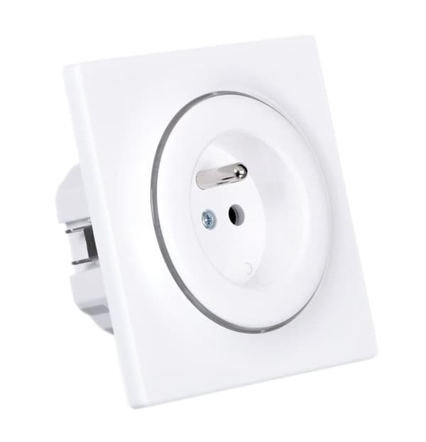 Fibaro Walli stikkontakt Type E Hvid