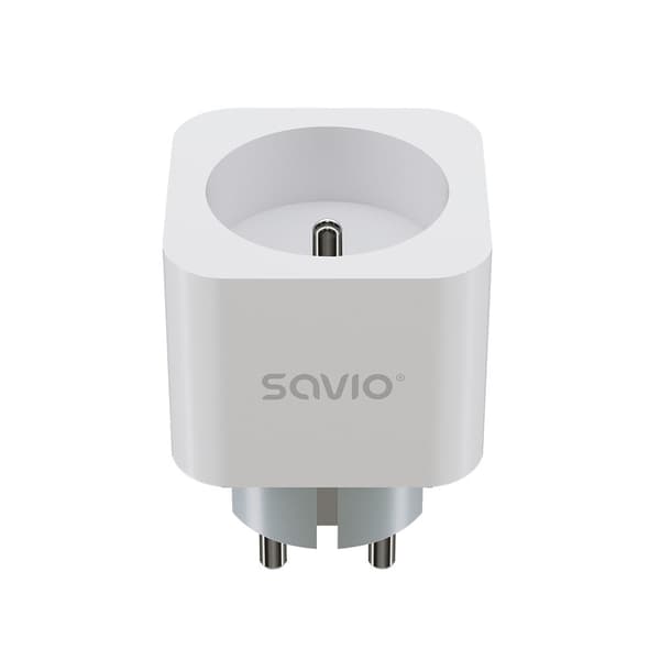 SAVIO WI-FI älykäs pistorasia, 16A, AS-01, valkoinen