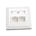 Miniatyrbilde 3 av 5: Triax Vägguttag Keystone CAT6 Vinkel