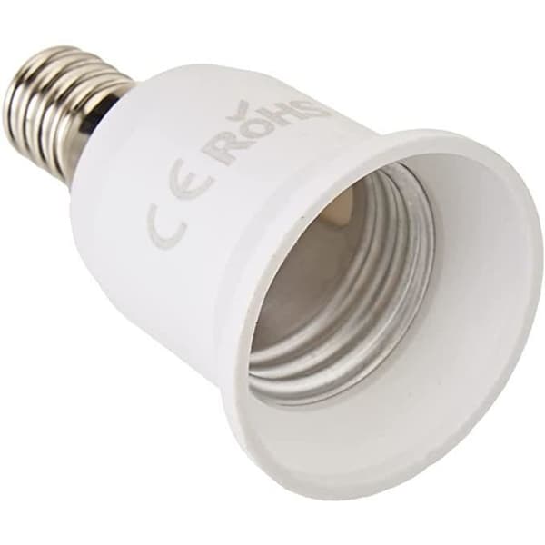 SIM GOLD LEAF CONVERTER adaptersockel E14 till E27 CE RoHS standard (omvandlar liten bas E14 skruvsockel till stor bassockel