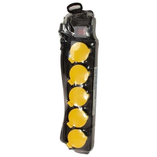 Eldosa - LogiLink - LPS255 - 5 uttag - 1,5 m - IP44 utomhus