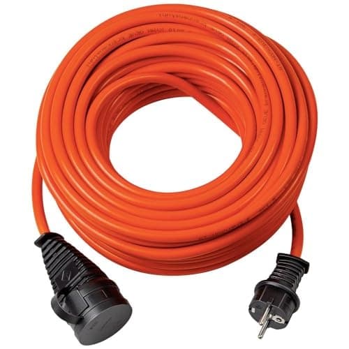 Brennenstuhl 1169970 power extension orange, sort 40m oliebestandig, UV-bestandig