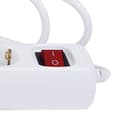 Miniatyrbillede 3 af 6: REV strømskinne 6+1 gange 2m hvid powersplit + kontakt (0012695114 WS)