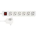 Miniatyrbillede 6 af 6: REV strømskinne 6+1 gange 2m hvid powersplit + kontakt (0012695114 WS)