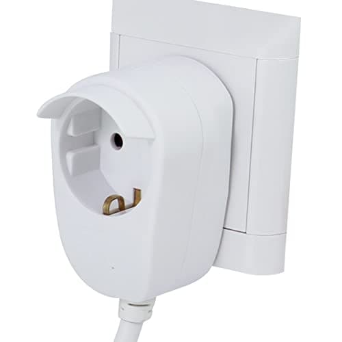 REV strømskinne 6+1 gange 2m hvid powersplit + kontakt (0012695114 WS)