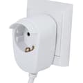 Miniatyrbillede 2 af 6: REV strømskinne 6+1 gange 2m hvid powersplit + kontakt (0012695114 WS)