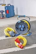Miniatyrbillede 2 af 3: AS Schwabe 61457 Solid Gummi Socket Strips Sort Beskyttende Kontakt Pakke med 1 (61457)