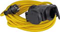 Miniatyrbillede 1 af 3: AS Schwabe 61457 Solid Gummi Socket Strips Sort Beskyttende Kontakt Pakke med 1 (61457)
