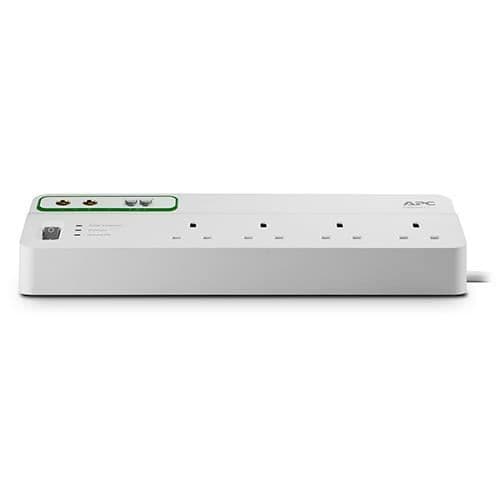 Överspänningsskydd - Schneider Electric - SurgeArrest - 8 uttag BS1363 - 2690 J - 230 V AC- USED