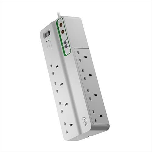 Överspänningsskydd - Schneider Electric - SurgeArrest - 8 uttag BS1363 - 2690 J - 230 V AC- USED