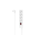 Miniatyrbild 1 av 2: Power Strip - HAMA - 4 uttag - Överspänningsskydd. - Interr. - Vit H