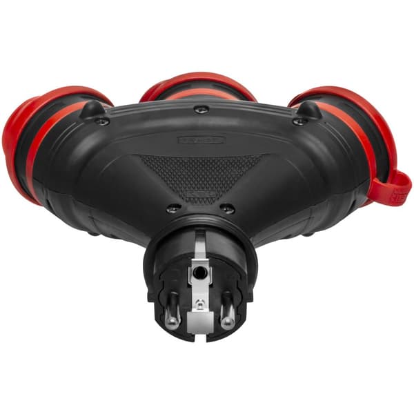 AWTOOLS EXTREME TRIPLE SPLITTER MED FLAPER IP54 16A