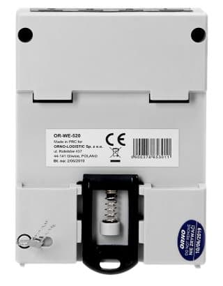 ORNO 3-faset elmåler, 80A, MID, 3 moduler, DIN TH-35mm