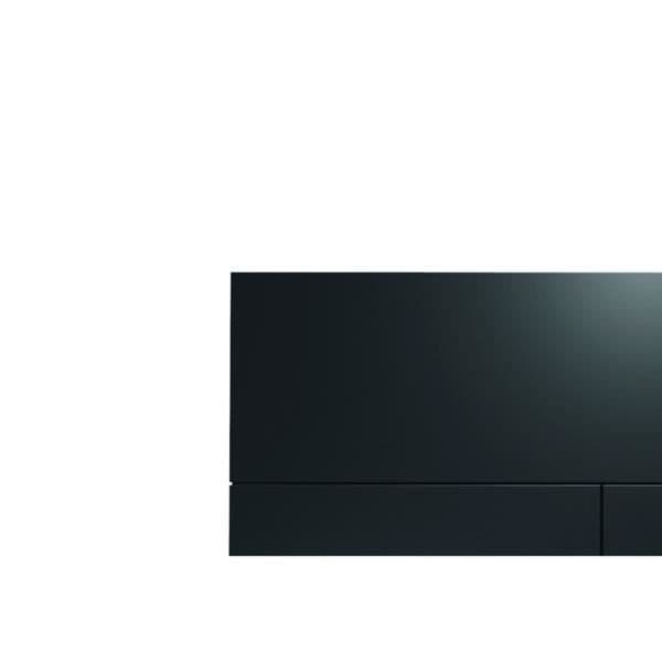 Kontrollpanel - TeCe - Square II - Dubbelteknologi - Matt svart metall - Klar att installera