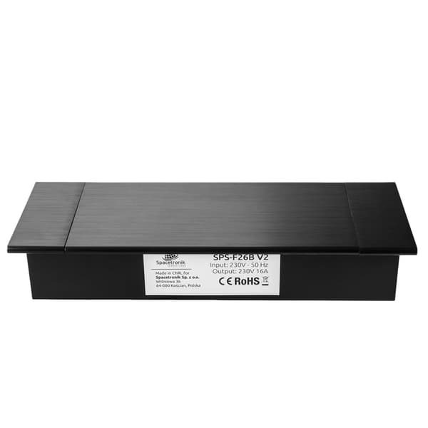 Oplukkelig bordplade fatning Spacetronik SPS-F26B V2