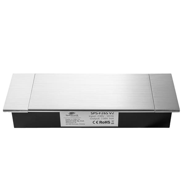 Oplukkelig bordplade fatning Spacetronik SPS-F26S V2