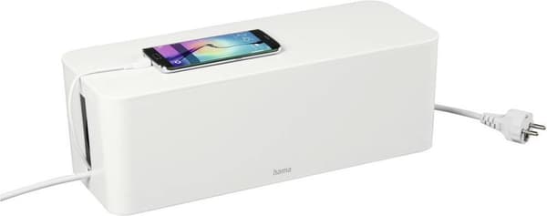 Hama 00221011 Kabelbox i plast Vit stjärna (LxBxH) 40 x 15,6 x 13 cm 1 st.